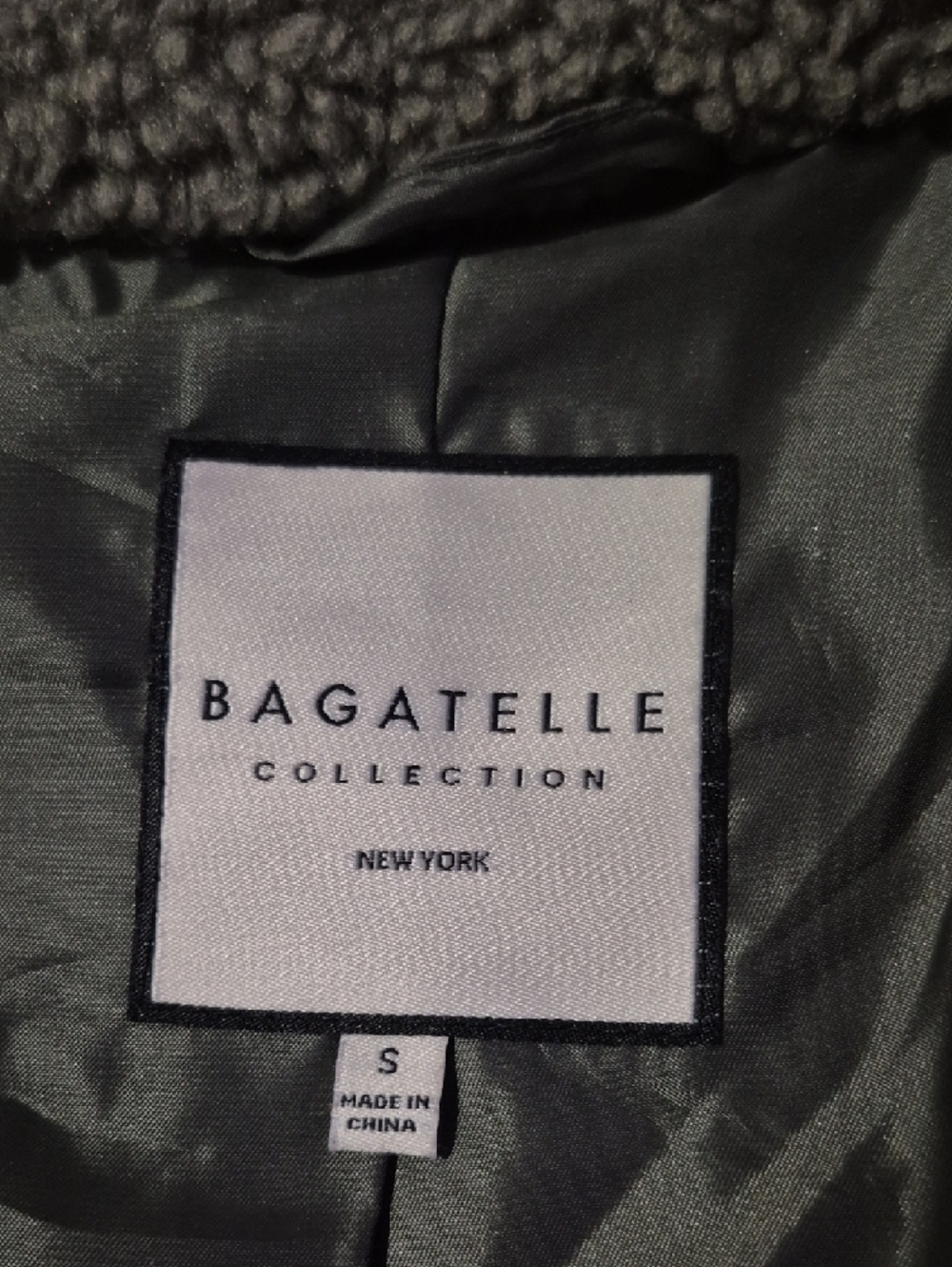 Bagatelle Collection Sherpa Teddy Jacket - Picture 6 of 8